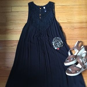 Black babydoll dress